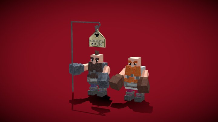 Minecraft-legends 3D models - Sketchfab