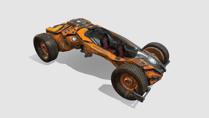 All - Terrain Hybrid Car 3D Model