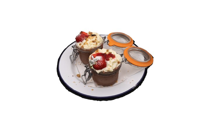 Dessert for two 3D Model