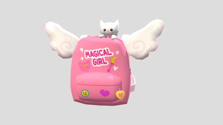 Magical Girl Backpack 3D Model