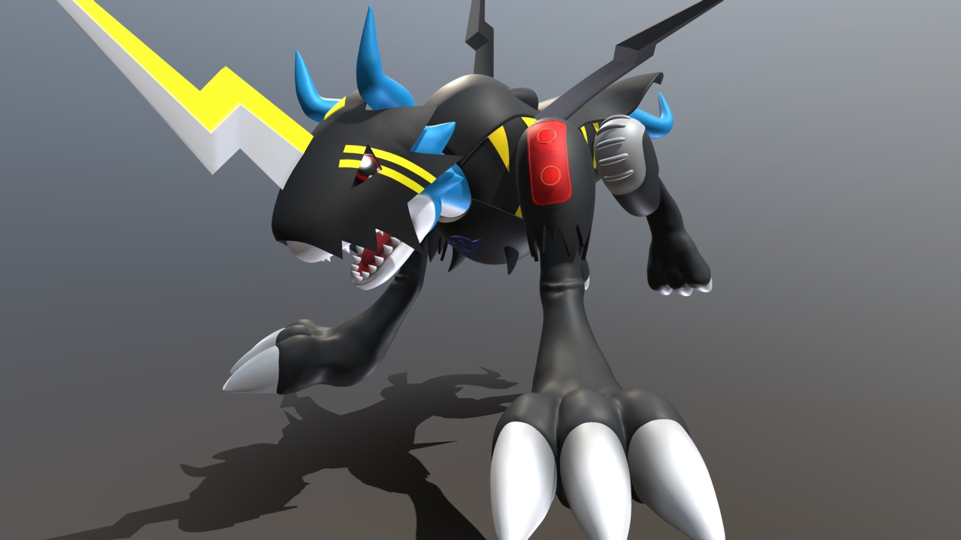 digimon Lighdramon - 3D model by kishi (@ash.takafumi) [dea91c5 ...