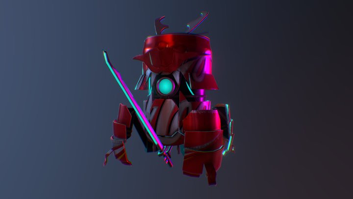 SamuraiCan 3D Model