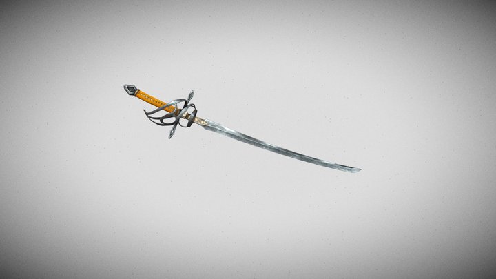 Sword_game Ready_ Giveaway_LP_asset 3D Model