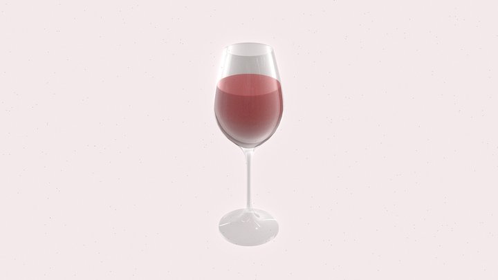 Wine glass 3D Model