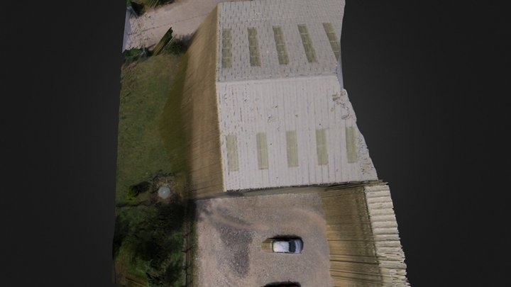 Aerial Survey of Long Ashton With 3 GCPs 3D Model