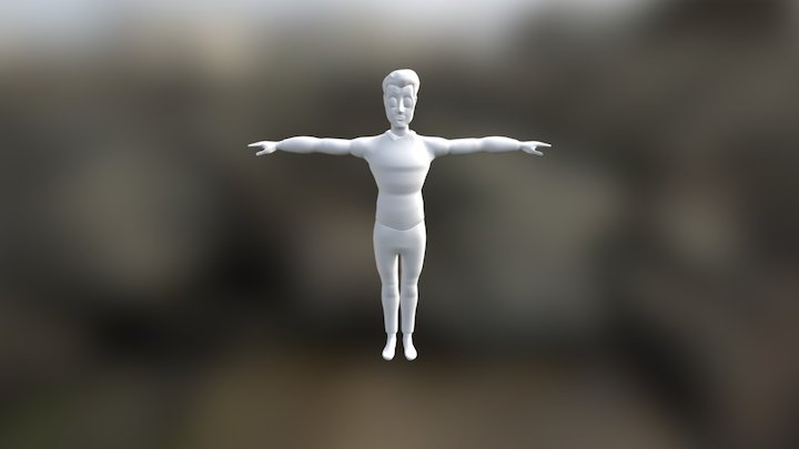 Home Ed. Video Game Character - Customer 2 3D Model