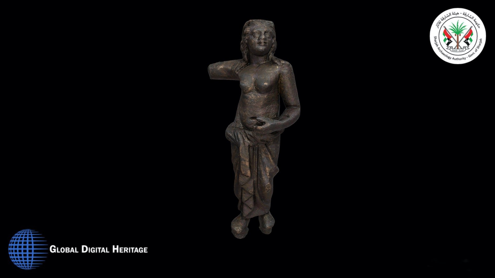 Pre-Islamic Bronze statue of Aphrodite, Mleiha