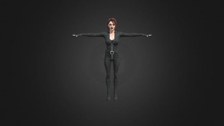 Goth_Chick 3D Model