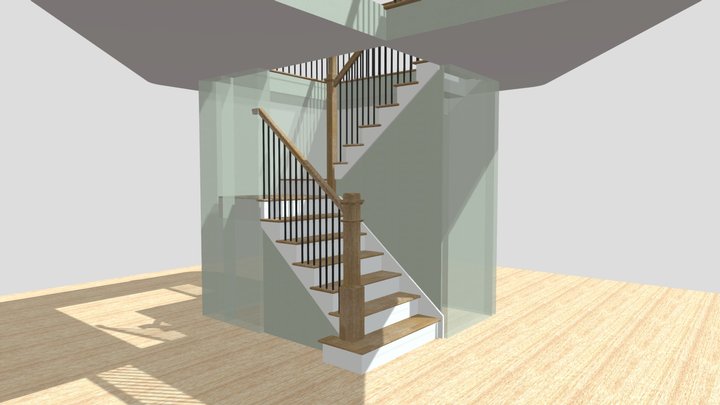 Aberdeen craftsman Metal Baluster 3D Model