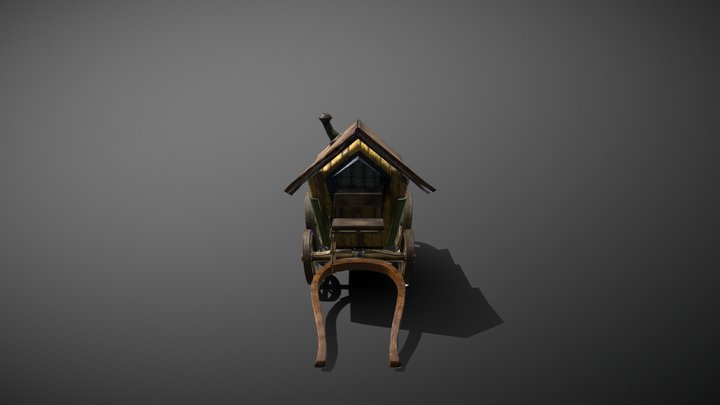 Fantasy Caravan 3D Model