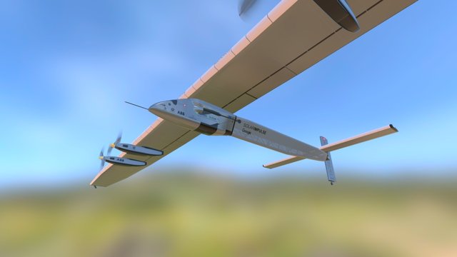Solar Impulse Si2 3D Model