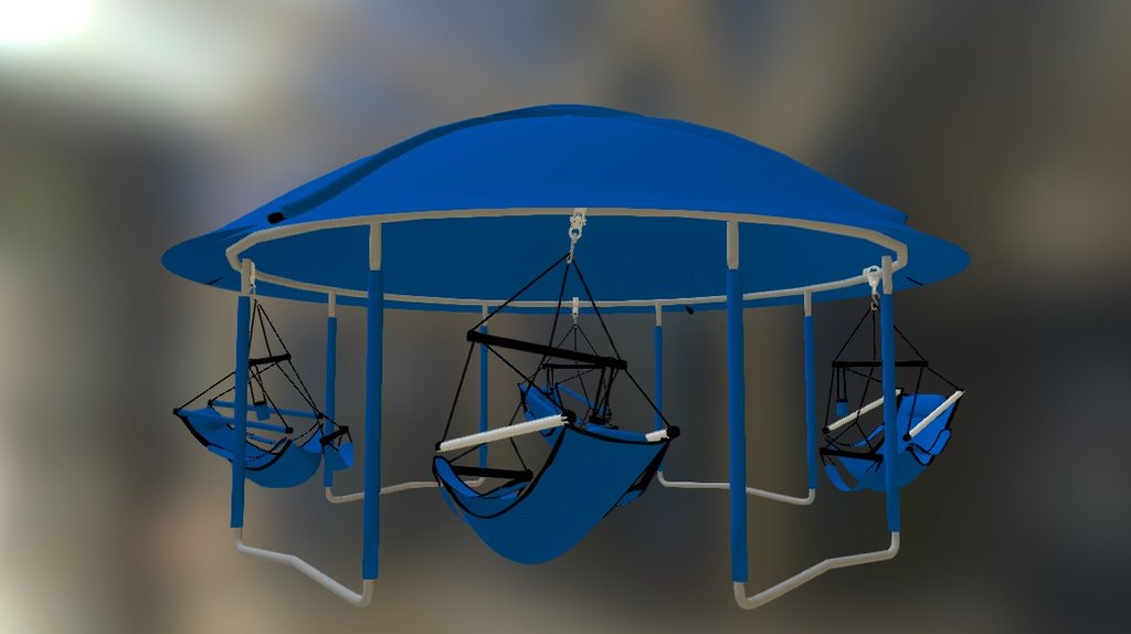 Multi-SwingChairSet 3d Model