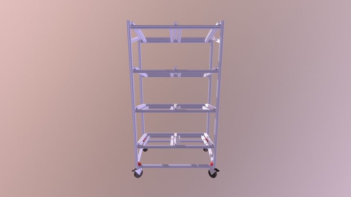 Configurable Flow Rack 3D Model
