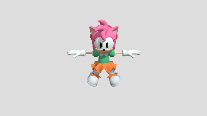 Classic Amy 3D Model