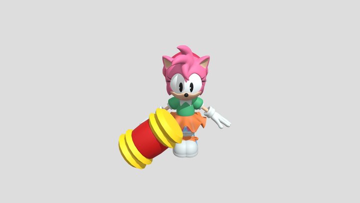 Classic Amy 3D Model