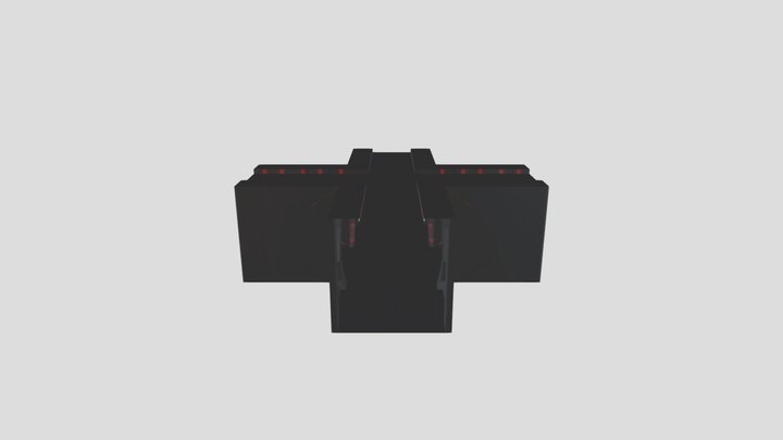 hallway cross 3D Model