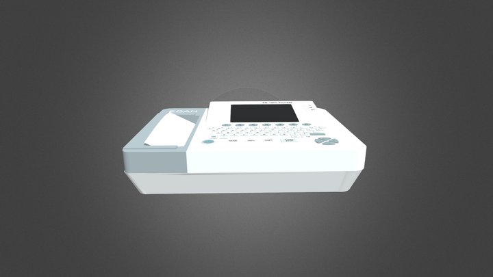 Electrocardiógrafo 3D Model