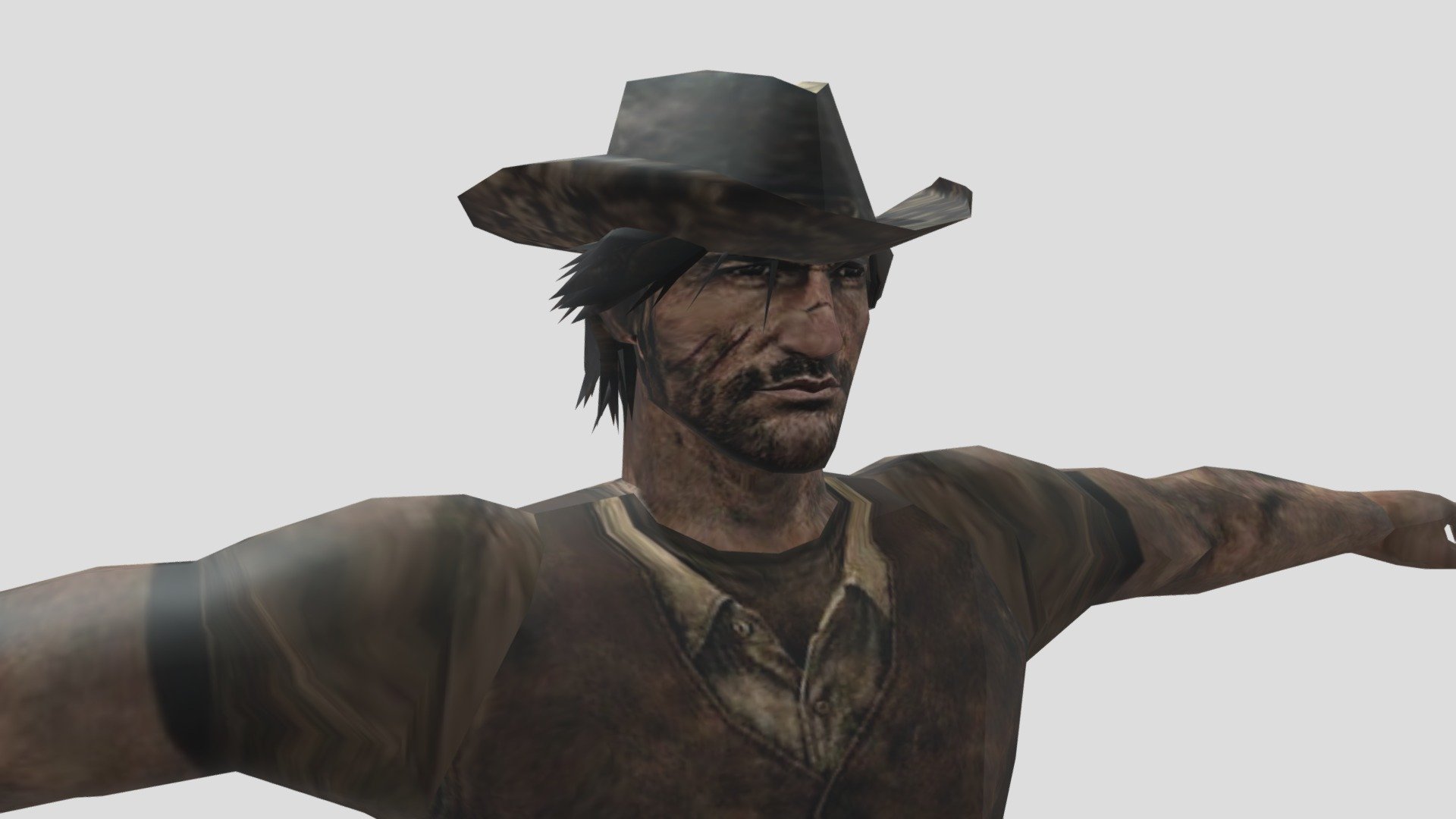 John Marston PS2 (Style) - Download Free 3D model by maxigrec
