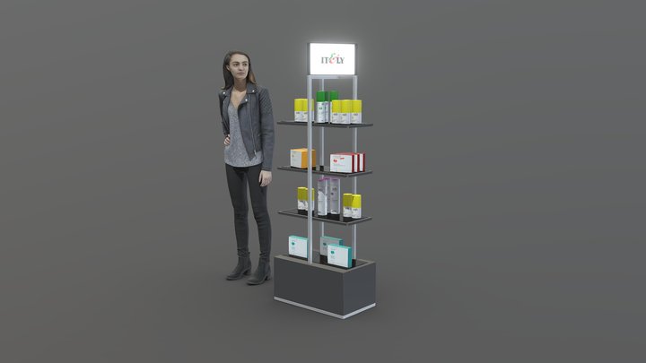 Itely espo terra_v1 triangolo 3D Model