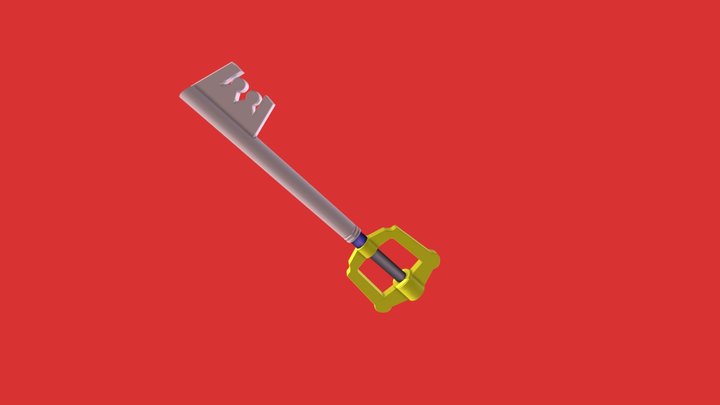 Kingdom Hearts Keyblade 3D Model