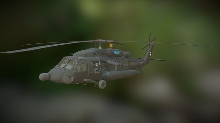 Sikorsky UH 60 LTU TF 3D Model