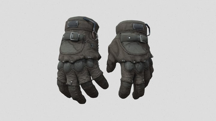 tactical gloves 3d model – Kostenloses 3D-Modell STL