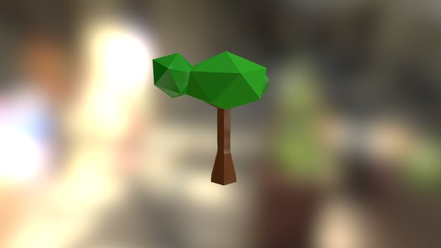 Low Poly Tree 3D Model