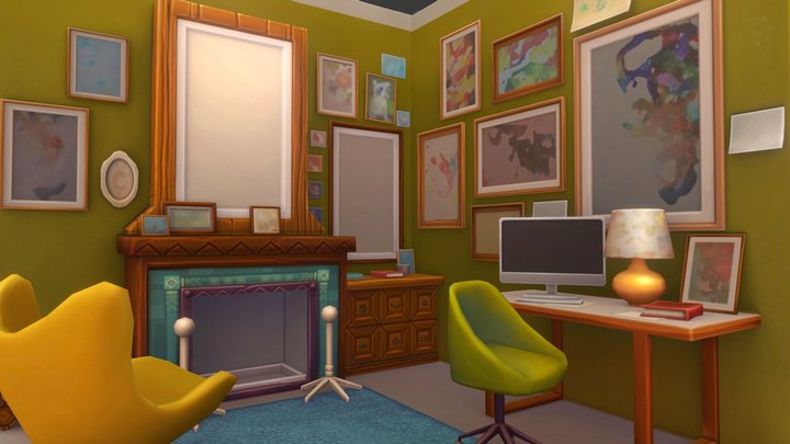 Studies Room 3D Model
