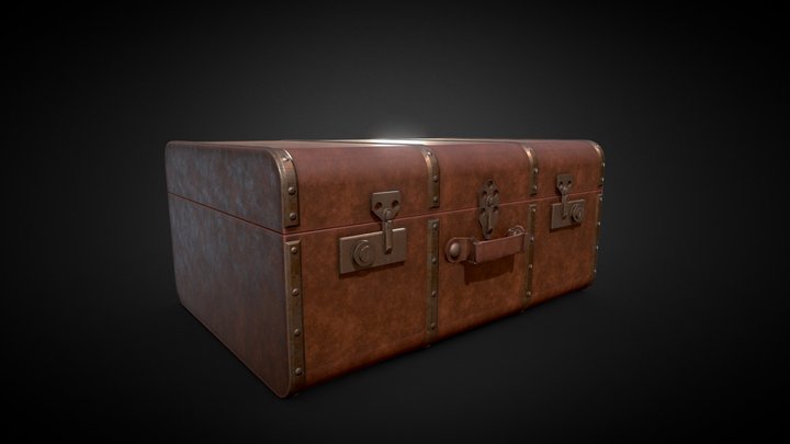 Old Vintage Suitcase | Game Ready Asset 3D Model