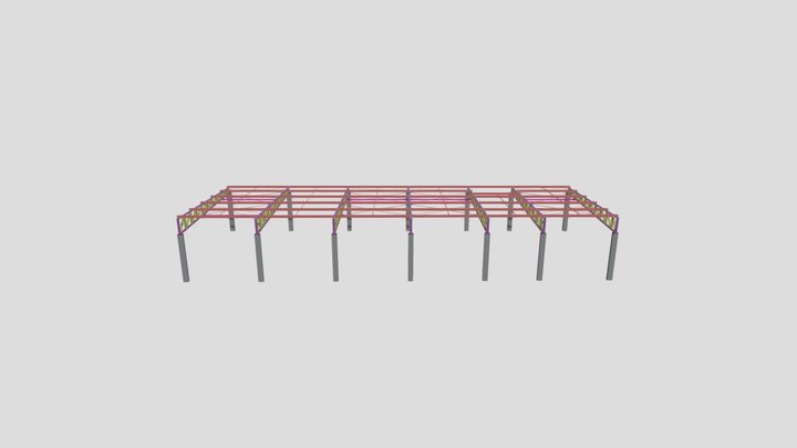 Projeto Estrutural Metálico - Velocity 3D Model