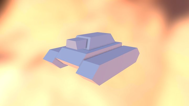 Robot Tank 3D Model