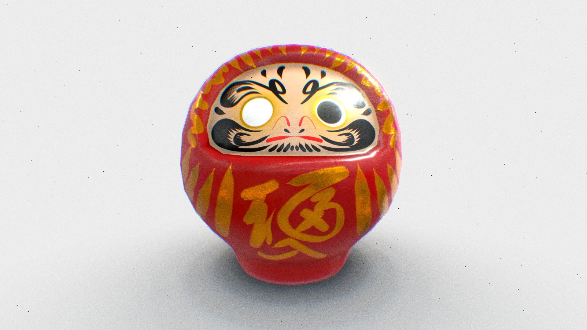 Daruma - Download Free 3D model by Ramujiro (@Ramzus) [deb599b]