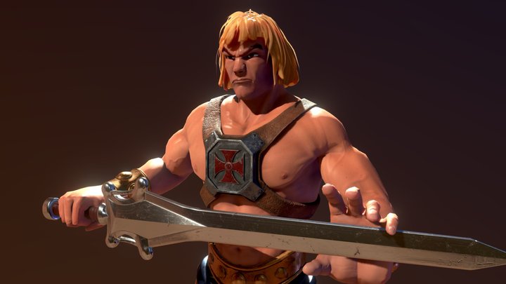 He-Man Bust 3D Model
