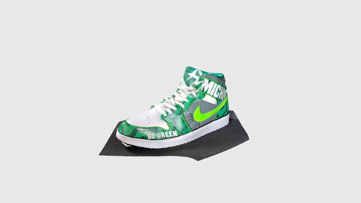 AF1 Go Green 3D Model