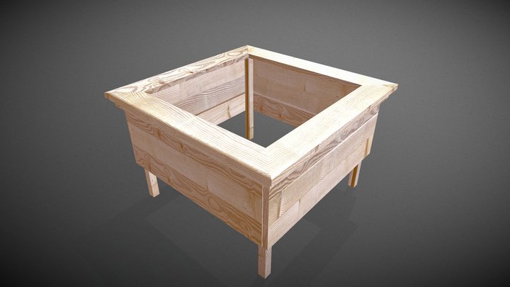 Jardinière – Kostenloses 3D-Modell STL