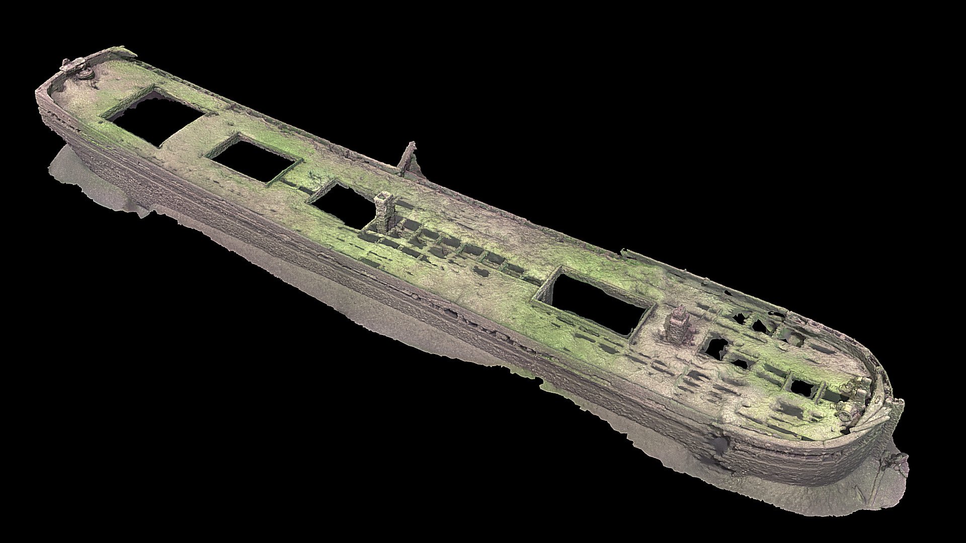 Canal Schooner General Butler — Sketchfab embed 3D viewer