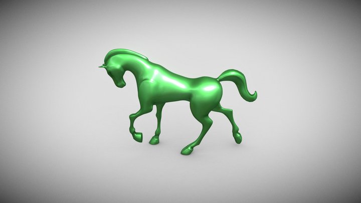 Horse of the apocalypse Death 3D Model