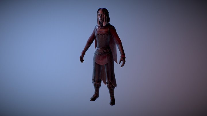 Serana from Skyrim 3D Model