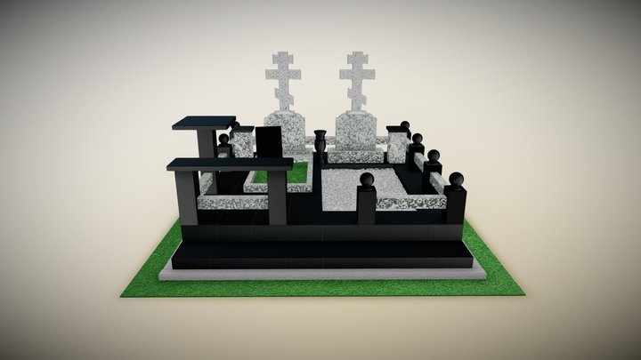 Memorial complex_01 3D Model
