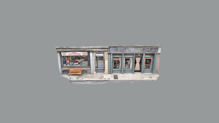 New York Street CBS Radford 3D Model