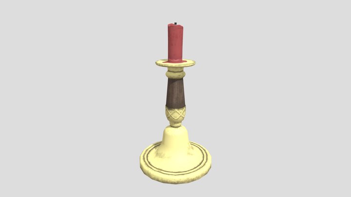 Candle 3D Model