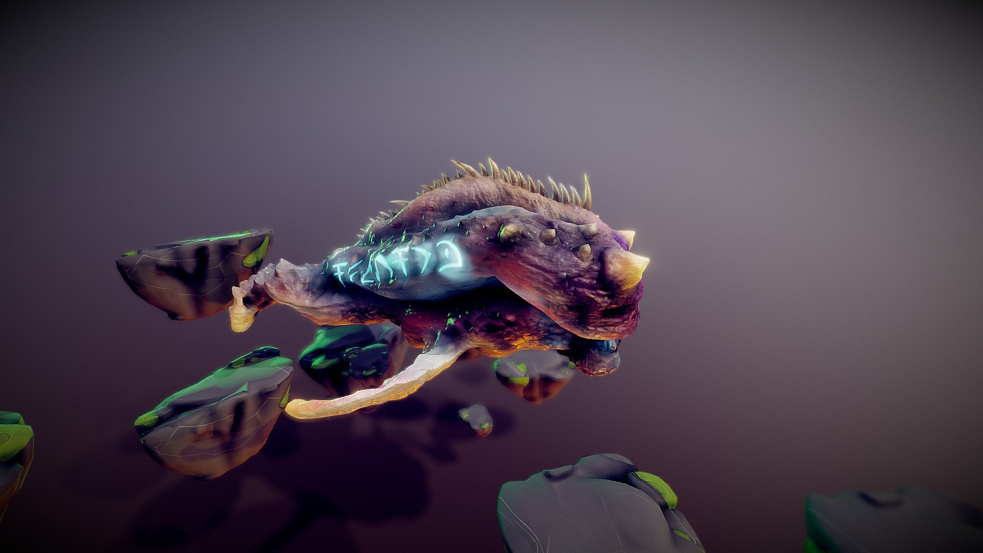 Flying Whale Creature