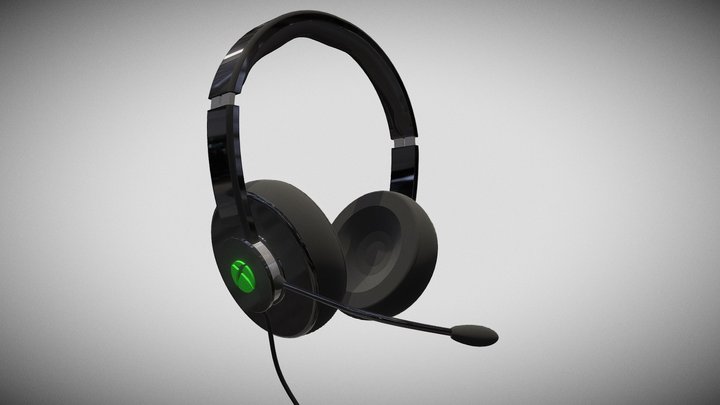 Xbox Headset 3D Model