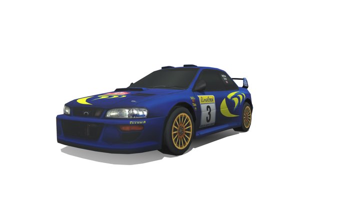 Pocket Rally - Subaru Impreza 3D Model