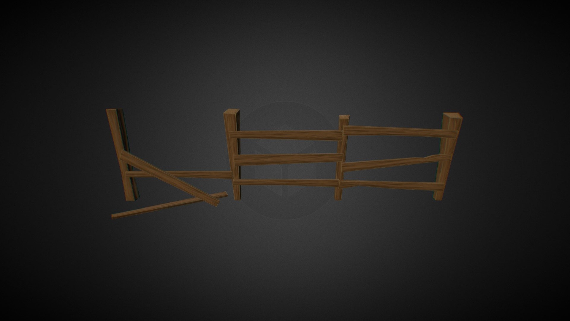 Hand Painted Toon Fence Demo