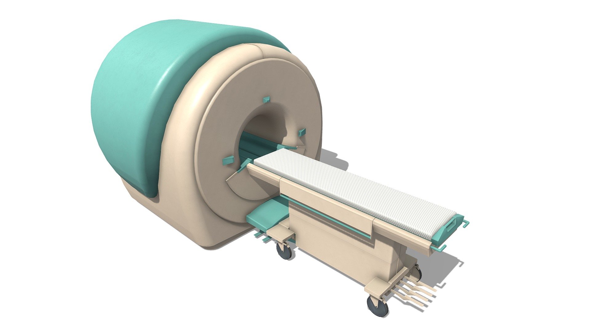 Hospital MRI Scanner — Sketchfab embed 3D viewer