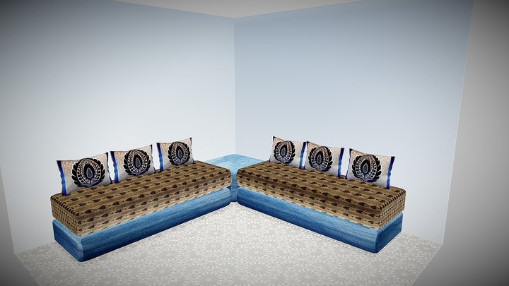Algerian Guest Room 3D Model