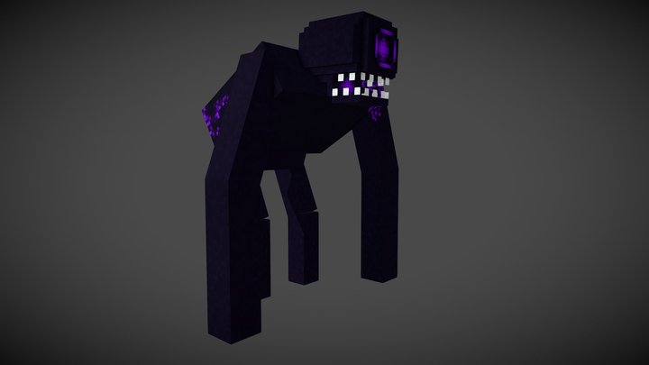 Minecraft Crying Obsidian Golem 3D Model
