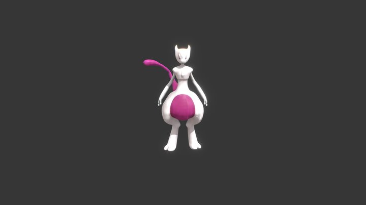 MewTwo 3D Model