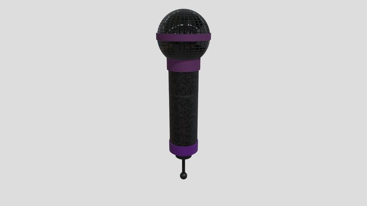Microphone from Fredbear's 3D Model